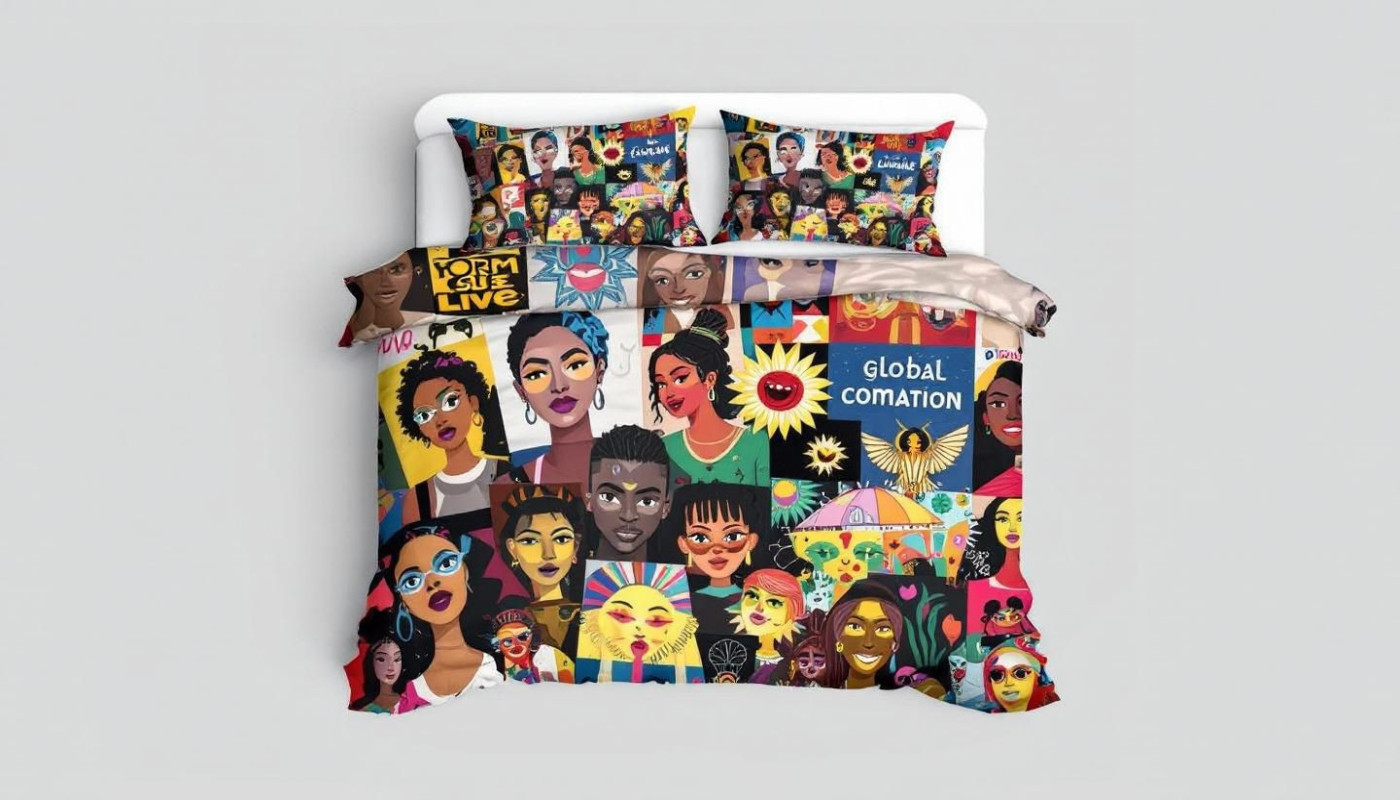 Esplorare l'influenza delle culture globali sui design dei copripiumini